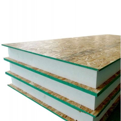 sip panel Structural Insulated Sandwich Panels Lightweight Fireproof for External Internal Wall Heat Insulation Fiber Cement